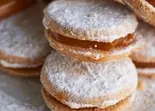 ALFAJOR/カラメルクリームのサンドクッキー/Sandwich Cookies with Caramel Filling（Lima Grill ペルー料理）