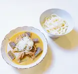 味噌もつ煮うどん（やみつきモツ煮屋92MOANA）