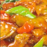 じゃがいもとピーマン、ナス炒め(けいぐん飯店)