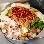 ぷりぷり！和牛もつ鍋台湾（博多焼き鳥と九州料理 絆串 鶴舞店）