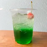 メロンソーダonチェリー(ICE)(h.p. cafe)