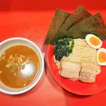 赤家のかつおつけ麺(横浜家系ラーメン赤家下赤塚店)