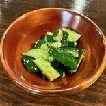 たたききゅうり Seared cucumber 煎黄瓜（東北居酒屋～奥羽の宴～）