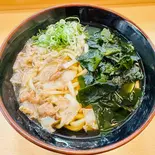わかめかすうどん（しばいけ）