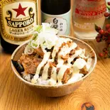炙り豚バラチャーシュー丼【ミニ】（ニク×ト×ソバ 本店）