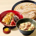 【満腹久セット塩肉つけ汁うどん・鱚天丼（久兵衛屋 南与野店）