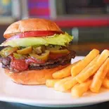 HotHotバーガーセット（FLASHBACK CAFE）
