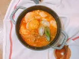 海鮮純豆腐チゲ(韓国料理 トンマッコル 上野店)