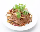 大理風羊肉のマーラー和え(口福 食彩雲南 過橋米線)