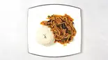 魚香肉絲かけご飯（北京料理少将）