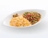 炒飯プレート(チンジャオ＆玉子炒飯)Fried rice plate (Chinjao ＆ egg fried rice)（上海イーエックス 葛西店）