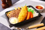 BIGハンバーグ＆白身フライ弁当（やりすぎハンバーグ今福西1丁目店）