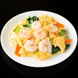 エビ玉子炒め Stir-Fried Shrimp with Egg（中華料理上海亭 木場店）