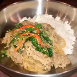 ブルコギ丼 Bulgogi Rice Bowl（牛味）