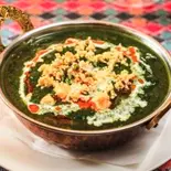 マトンほうれん草カレー Mutton Spinach (大サイズ)（アジアン料理 CARDAMOM 本店）
