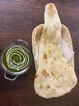 サグチキンカレーとナンセット(カレー店 リハサ)