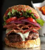 ベーコンチーズバーガー（ALCAPONNE Burger）