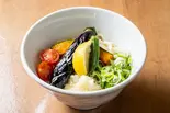 野菜ぶっかけうどん(冷)（うどん屋 どん伝）