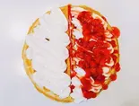 ストロベリー＆ストロベリーソース＆ホイップ  Strawberry ＆strawberry source＆ Whip（鶏白湯ラーメン 鳥やま）