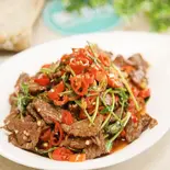 牛肉の風味炒め(小炒黄牛肉)(好味苑 日暮里店)