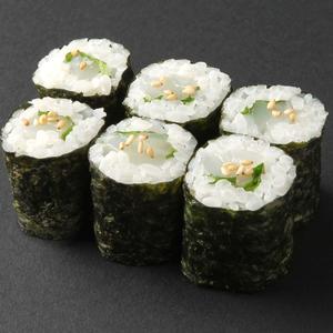 柿家すし 〈細巻き〉 いかしそ巻き