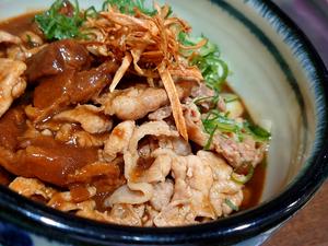 温 特製肉盛りカレーうどん