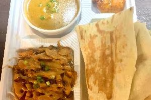 チキンカレーケバブ丼セット