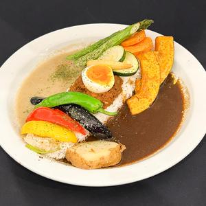 3種あいがけ彩り野菜カレー(あいがけ、ごはん350g)