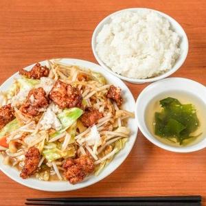 肉野菜炒め定食 味噌味 Meat ＆ Vegetable Stir-Fry Set Meal (Miso Flavor)