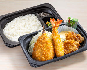 海鮮フライと若鶏竜田弁当