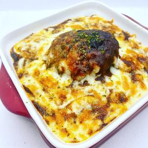 ハンバーグカレーチーズ玄米ドリア
