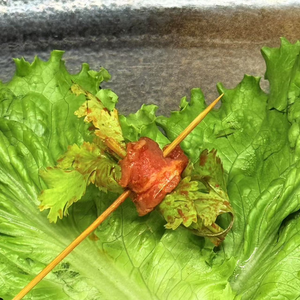 パクチー牛肉巻き