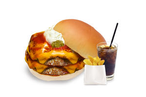 the 3rd burger ダブルチーズバーガーセット/高加水バンズ