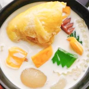 ゼリーとココナッツミルク
