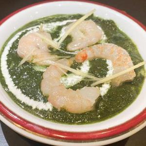 ほうれん草プラウンカレー Spinach Prawn Curry