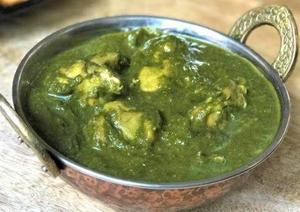 ほうれん草チキンカレービッグサイズ。 Horenso Chicken Curry big