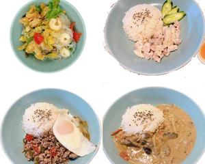 グリーンカレー+ヤムウンセン