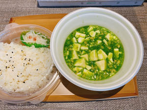 【人気No1】特製グリーン麻婆豆腐 ライスセット