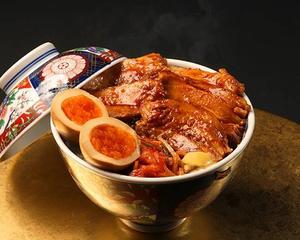 とろける角煮丼 【煮卵ダブル】 Tender Braised Pork Belly Rice Bowl [Double Ramen Egg]