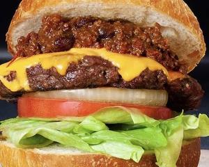 チリビーンズチーズバーガー