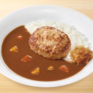 チーズインハンバーグカレーPork Curry Rice w/Cheese-Stuffed Hamburg Steak(チーズインハンバーグ2個目はつきません)
