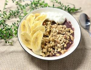 バナナ・ミックスナッツボウル banana mixed nuts bowl