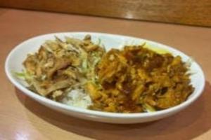 ケバブ＆カレーミックス弁当 (ドリンク付き) Kebab＆Curry mix