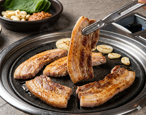 サムギョプサル2人前とサンチュセット(ご飯なし)