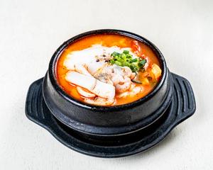 【人気No.1】海鮮スンドゥブ(ライス付き) Seafood Sundubu (With Rice)