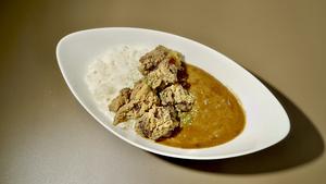から揚げビーフカレー