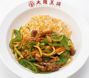 大阪王将 チンジャオロースあんかけ炒飯