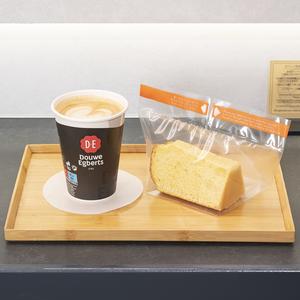 1/1000のシフォンケーキ(1/8カット)ベーシックドリンクセット