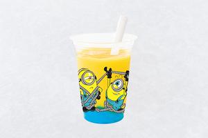 サンマルクカフェ ミニオンズ 南国フルーツと青りんごゼリーのいたずらスムージー
