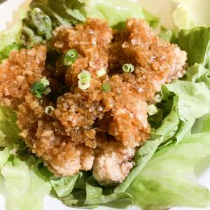 比内地鶏の油淋鶏からあげ丼